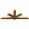 Ekena Millwork Redmond Rough Sawn Timber Gable Bracket, Western Red Cedar, 84"W x 35"H x 4"D x 6"F, 10/12 Pitch GBW084X35X0406RED00RWR - alternate 3